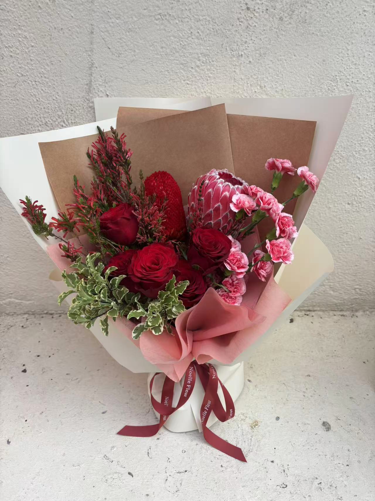 Tropical exotic flower bouquet