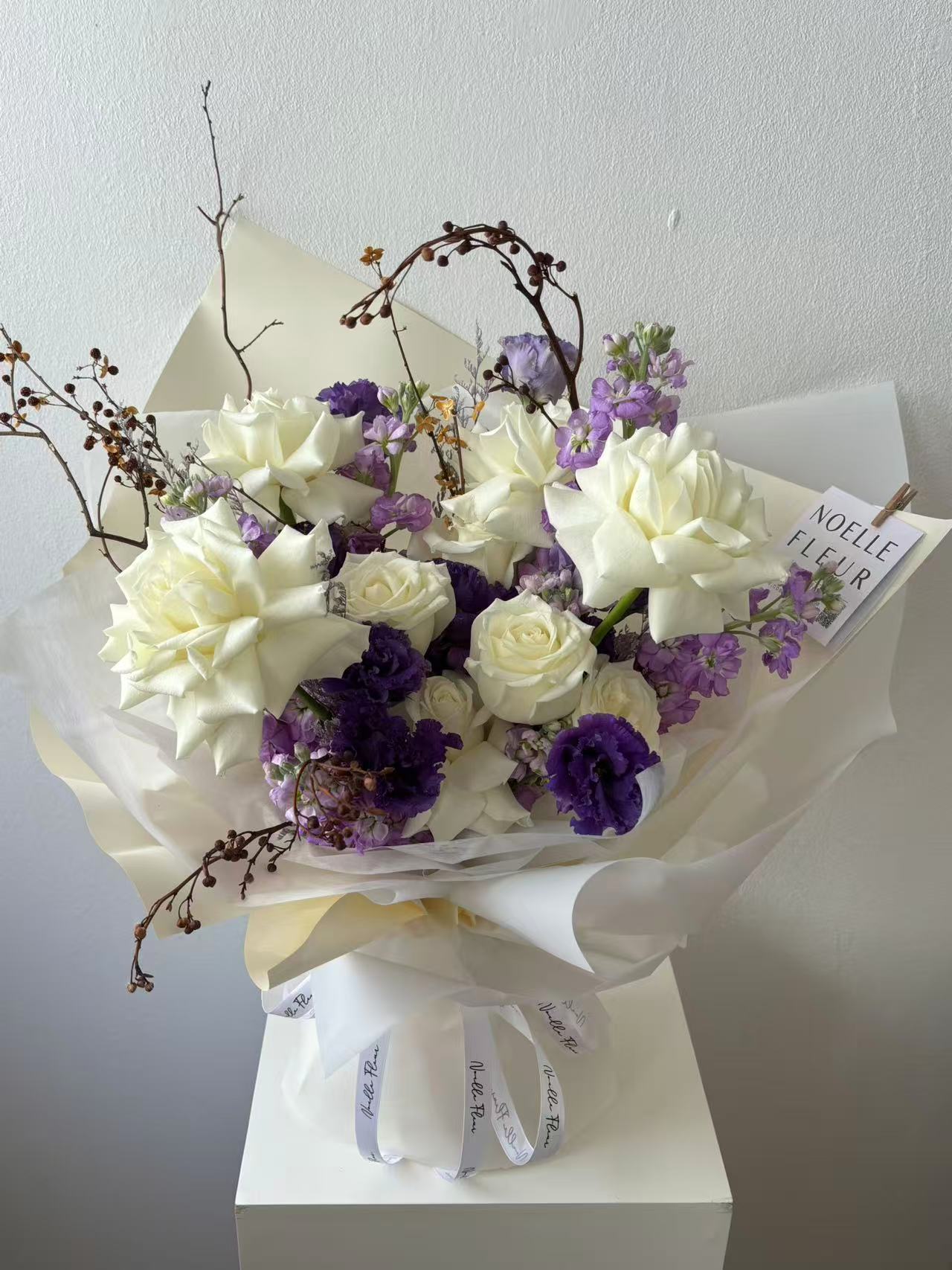 Soft pink and cream bouquet
